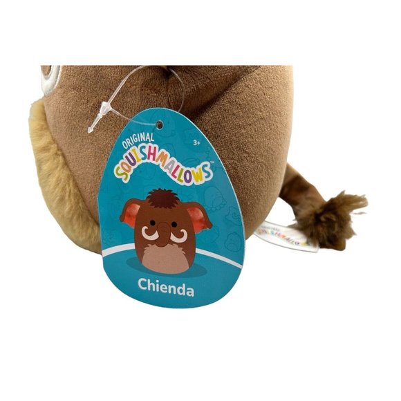 Chienda the Wooly Mammoth 7.5" Squishmallow Soft Brown Prehistoric Plush - Picture 5 of 5
